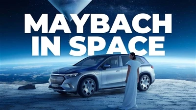 Mercedes-Maybach tekee yhteistyötä Space Travel Companyn kanssa