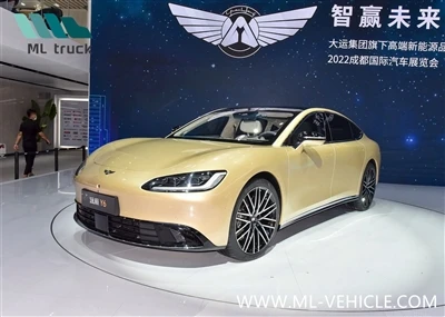 Ylellinen D-luokan Executive Sedan DaYun YuanHang Y6 julkistettiin virallisesti