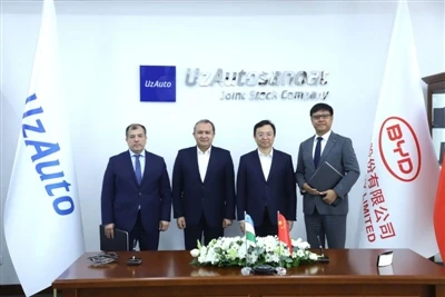 BYD Song PLUS DM-i aloittaa tuotannon Uzbekistanin tehtaalla